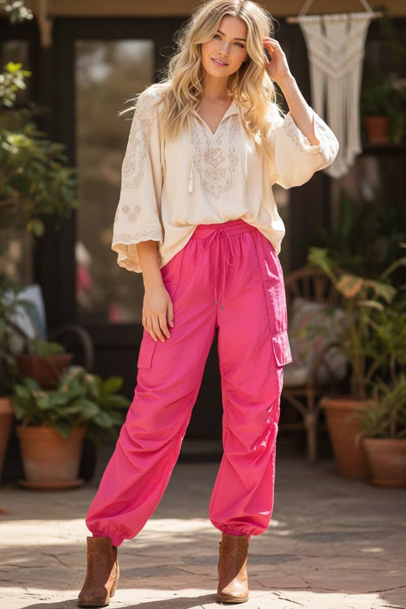 Sewn and Seen - Wholesale Pants - Women's - RUCHED CARGO PANTS5