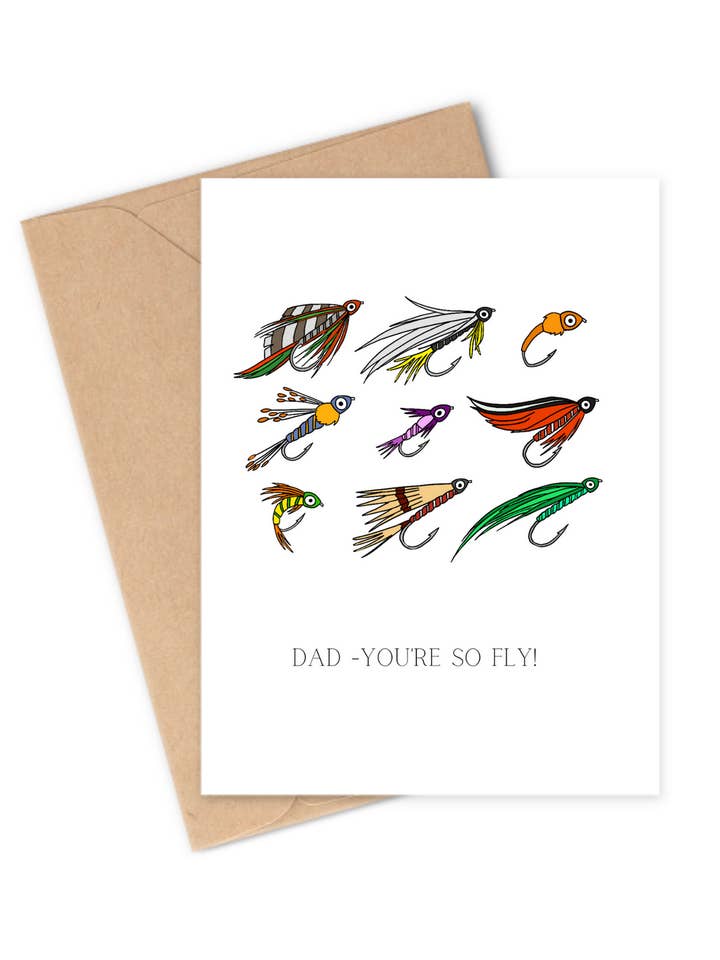 SO FLY - Father's Day Card for wholesale by Studio CJOY