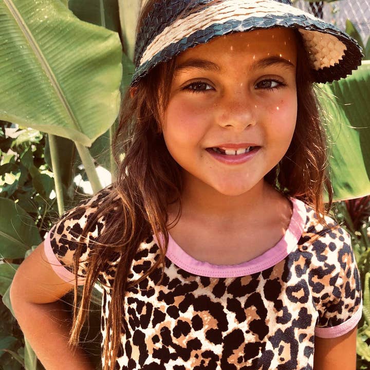 Seven Island - Wholesale Visor - Kids - Straw Sun Visor Hat (Kids)