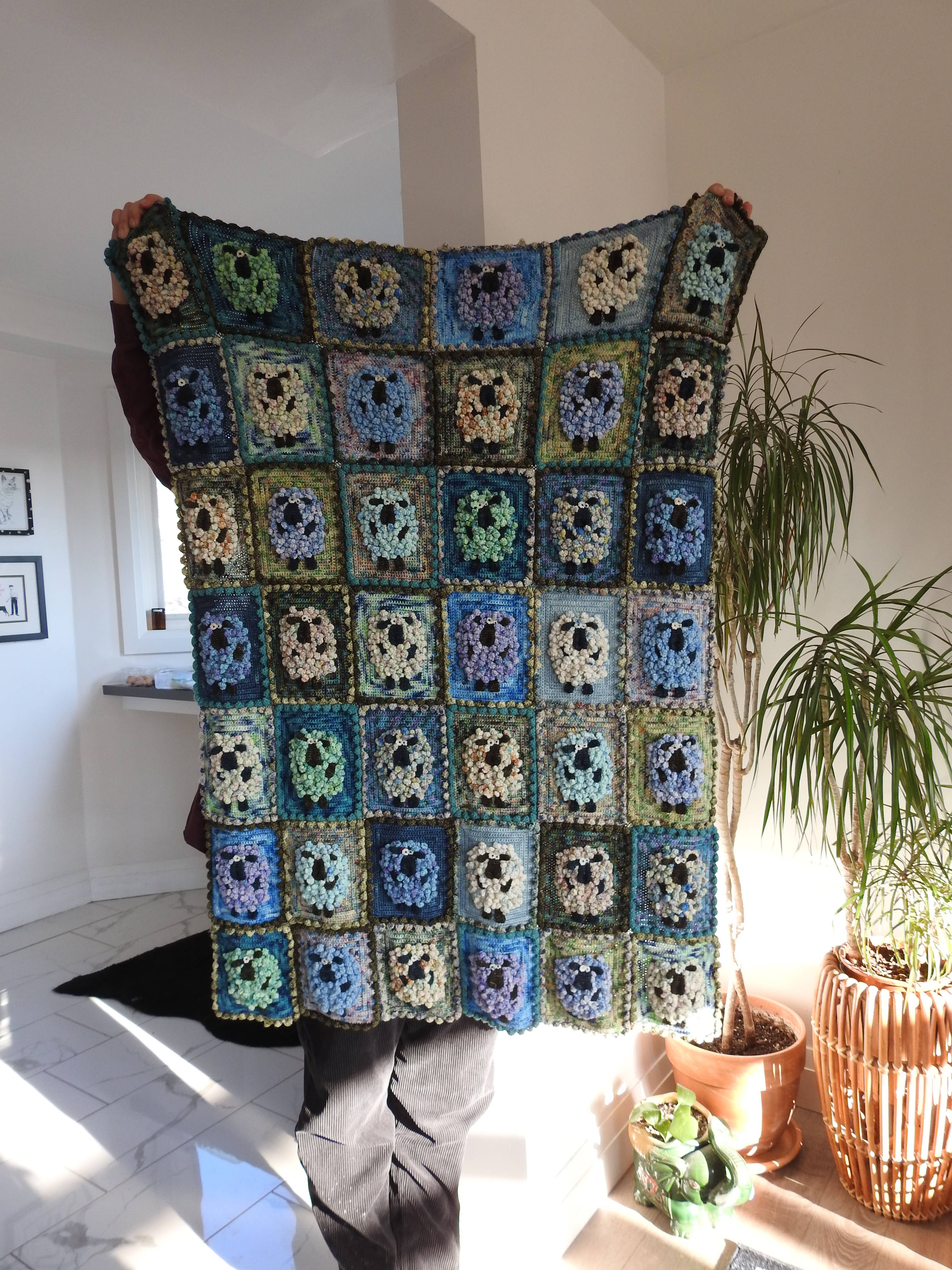 Koigu Wool Designs - Vendita all'ingrosso Attrezzi per lavoro a maglia/uncinetto - Kit per Uncinetto Coperta Baa Baa5