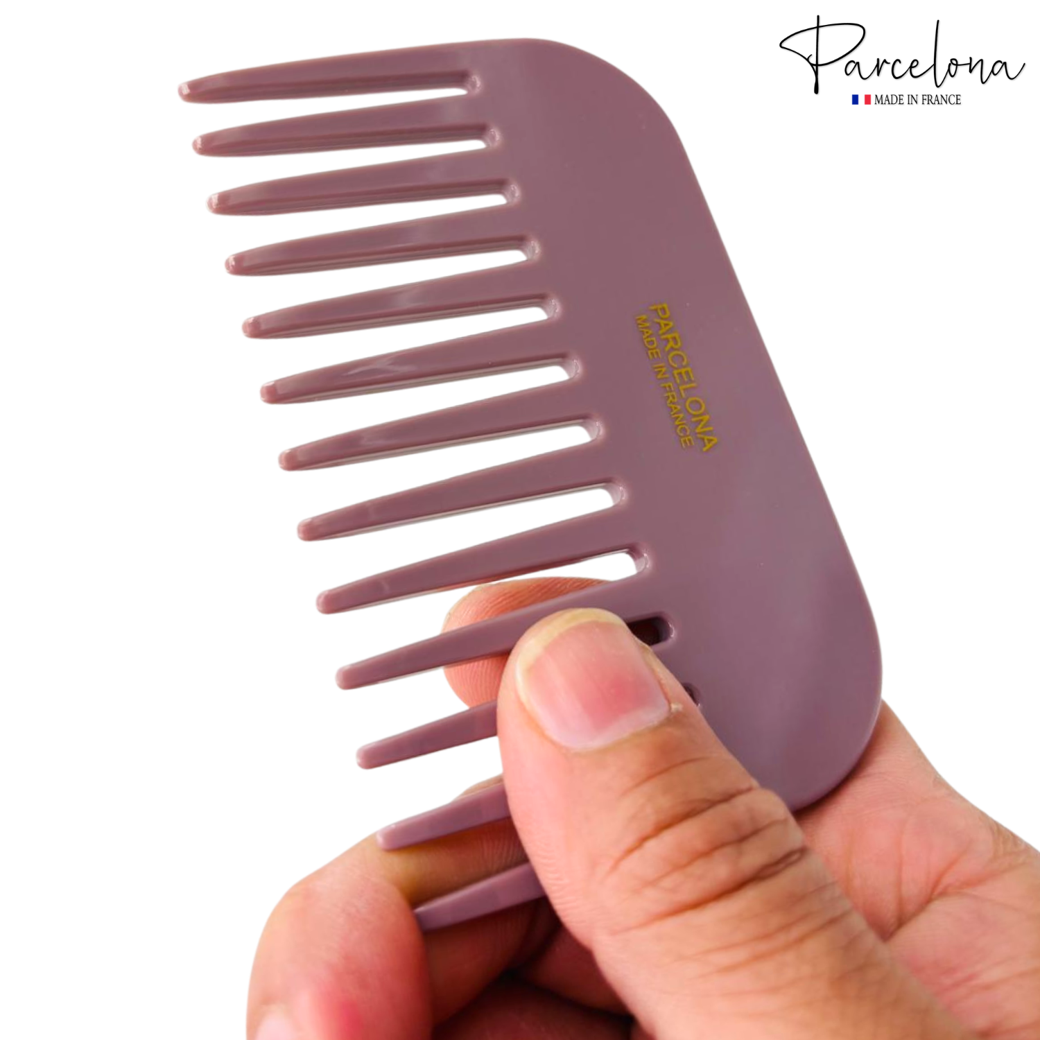 Parcelona - Wholesale Hair Brush/Comb - Parcelona Wide Tooth Comb Tropical Toucan Floral Print Comb for Thick Curly Hair8