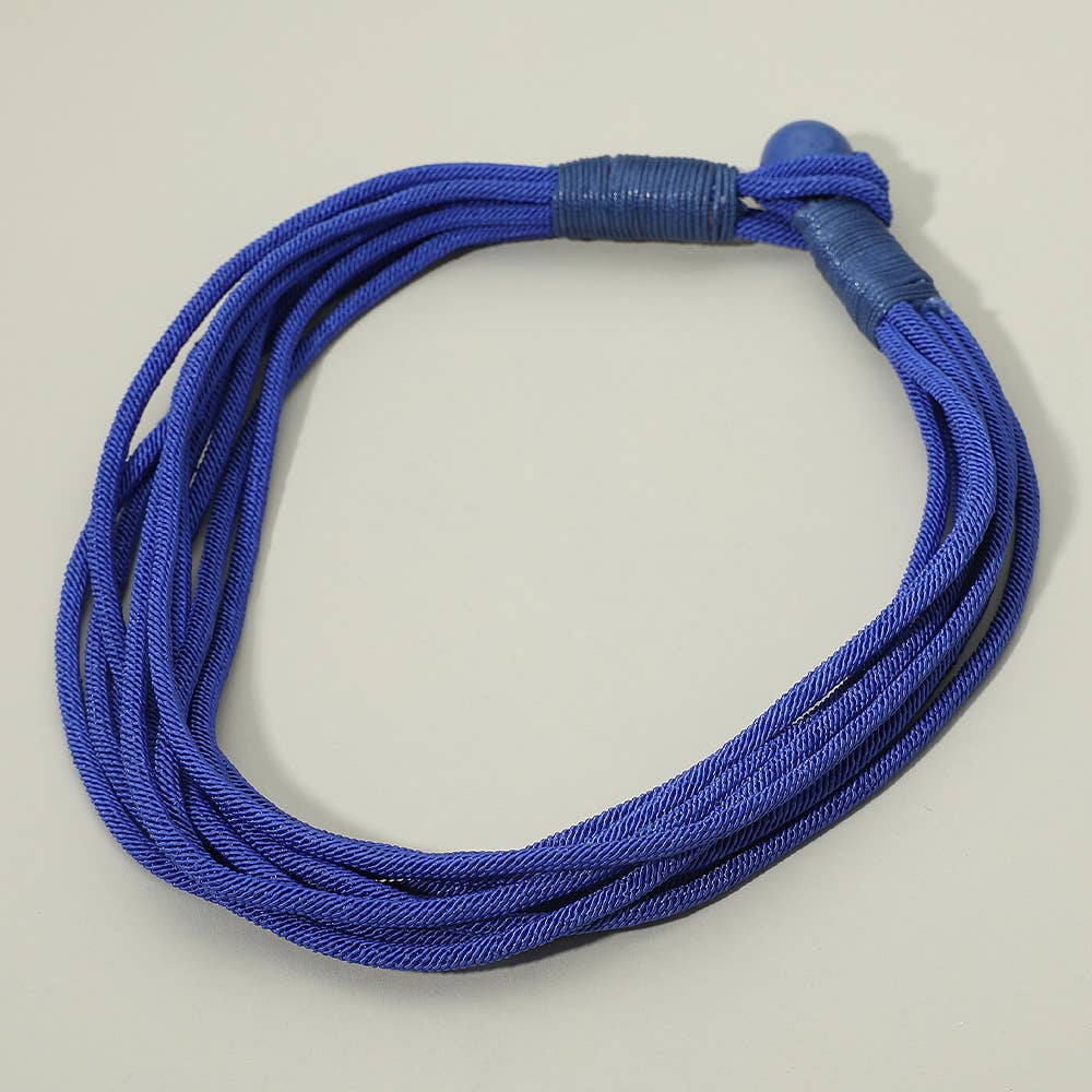 Sensibling Corp. - Vente Colliers tissés - Collier Cordon Multi-Brins Audacieux0