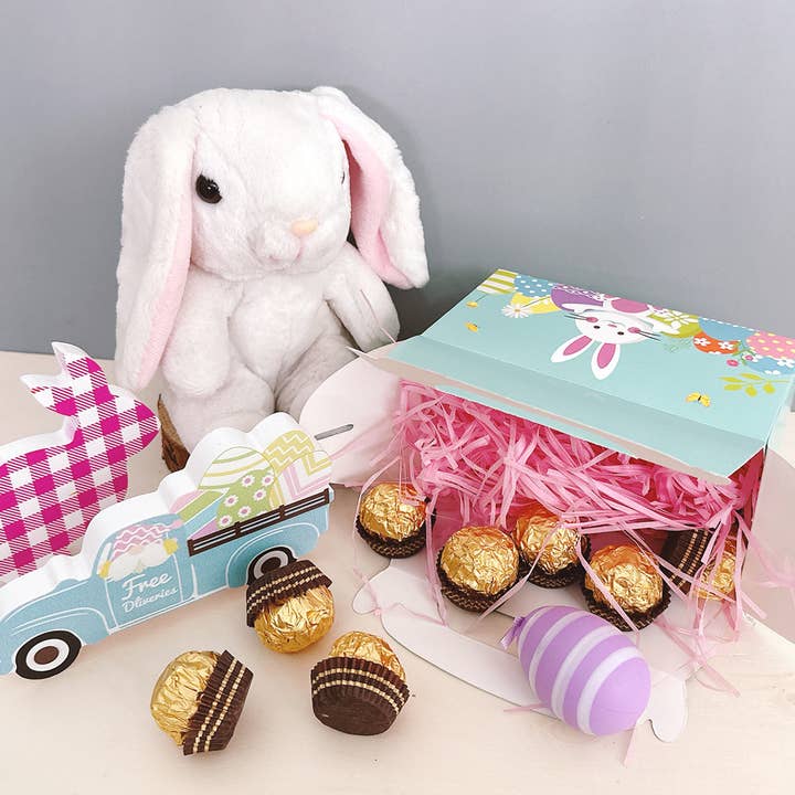 Wrapables.com - Wholesale Party Favor Bag/Box - Wrapables Easter Gift Baskets with Handle, Treat Boxes19