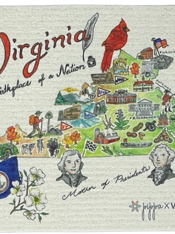 Virginia Wet-it Swedish Dish Cloth for wholesale by Wet-it!
