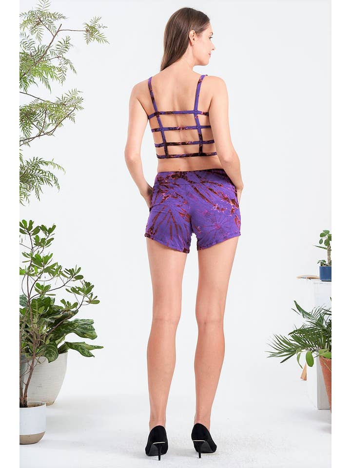 Kathmandu Imports - Wholesale Knit Top - Women's - Tie-Dye Crop Top (TH-1720)