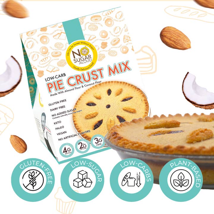No Sugar Aloud LLC - Wholesale Bread Mix - Low Carb Pie Crust MIX