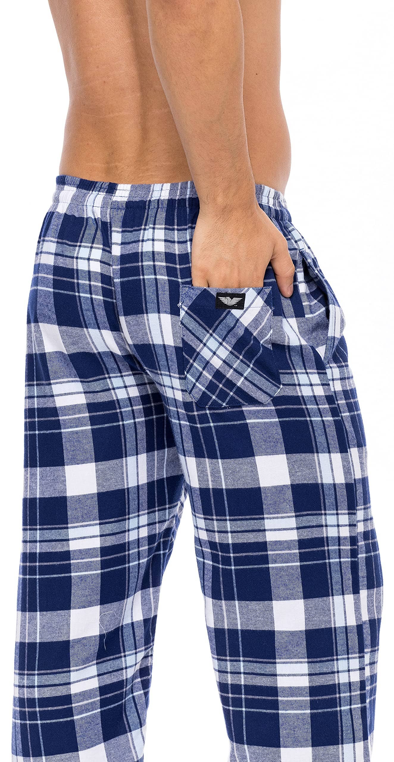 I-Wear Brands - Wholesale Sleepwear Bottom - Men's - 3 Pack Men's 100% Cotton Flannel Lounge Pajama Sleep Pants3
