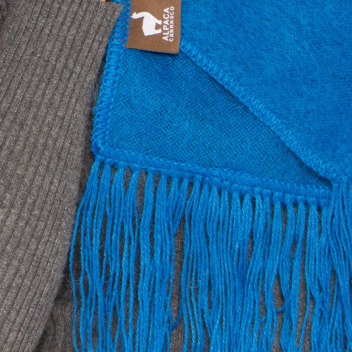 AndeanArt - Wholesale Scarf - Women's - Narrow Alpaca Scarf with Alpaca Figure Label / Tag - Alpaca36
