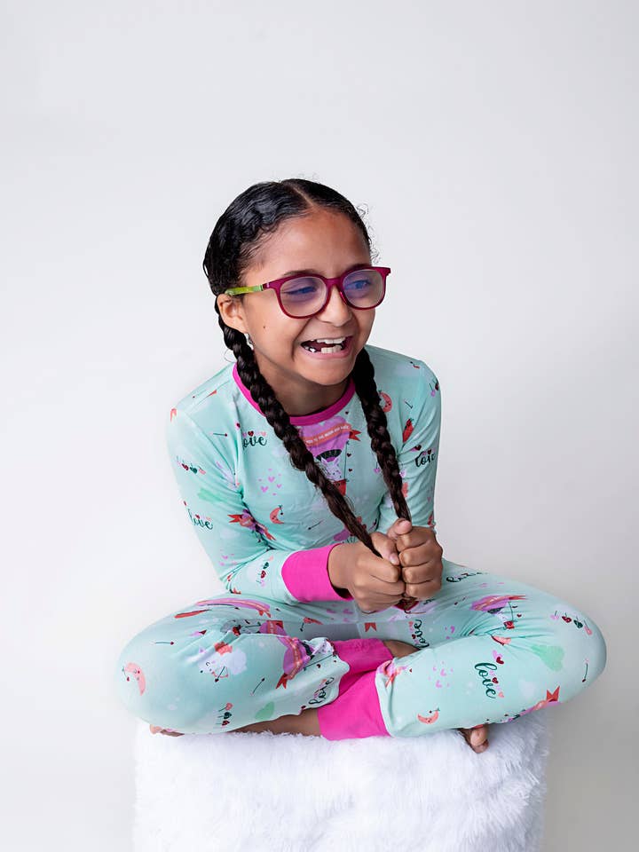 Groen Cupid het Konijn | Groene Kinderpyjama's voor groothandel op Faire1