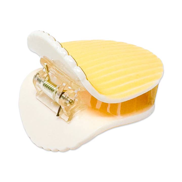 Jenny Lemons - Wholesale Hair Clip - Women's - *SALE* Midi Ruffle Chip Hair Claw Clip