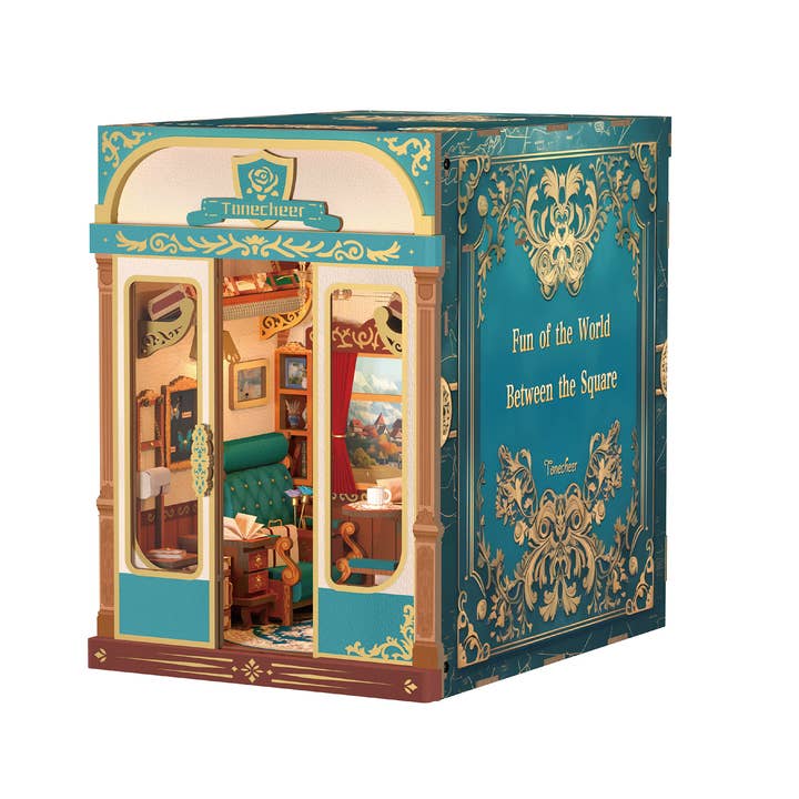 DIY Book Nook Kit: European Travels (Motion Scene) for wholesale by Hands Craft