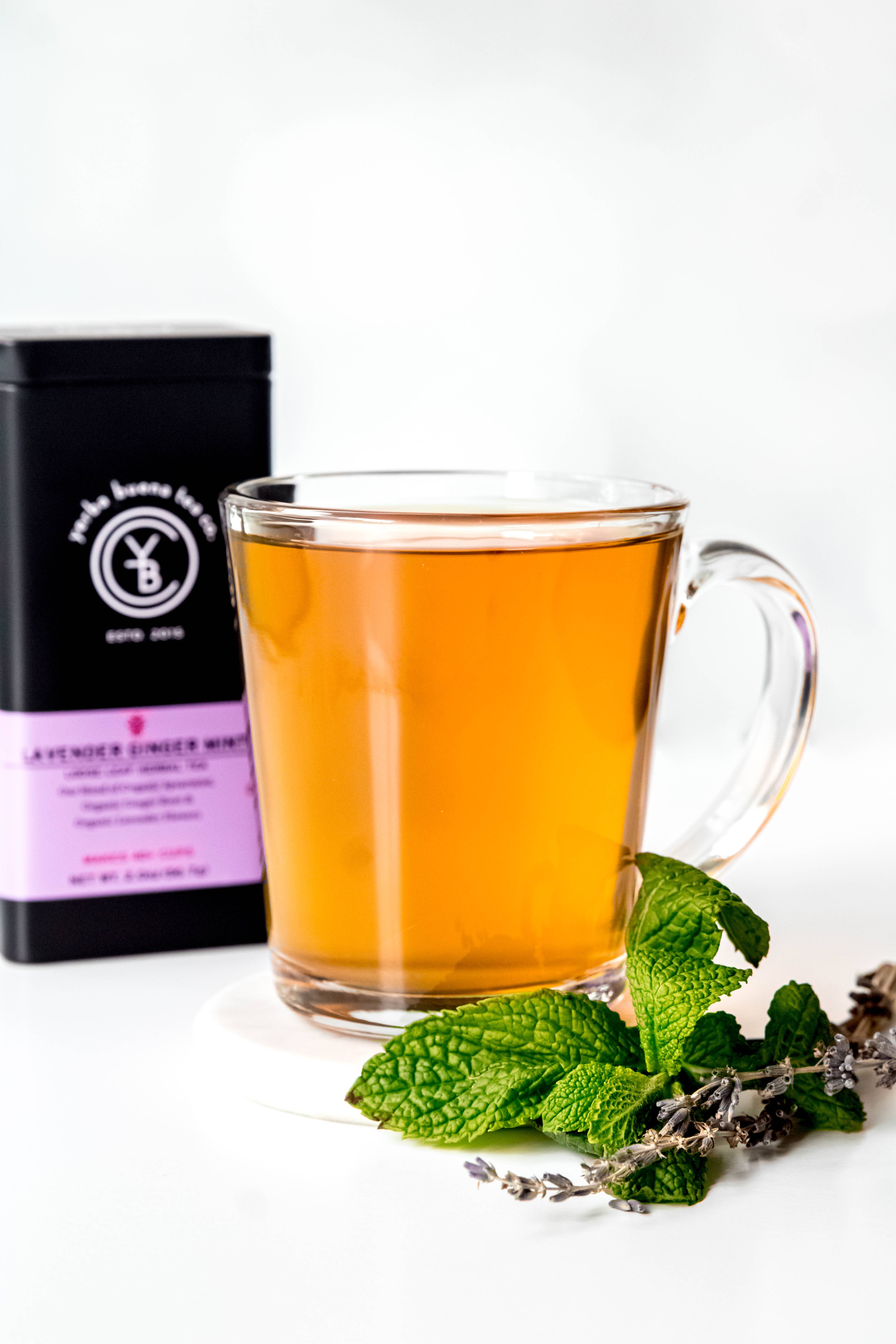 Yerba Buena Tea Co. - Wholesale Loose Tea - Lavender Ginger Mint | Organic Herbal | Calm & Digest2