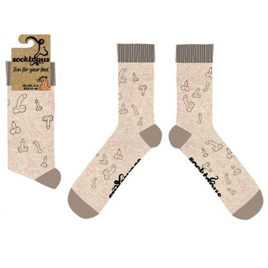 OATMEAL Willy Socks - Sock and Balls for wholesale on Faire3