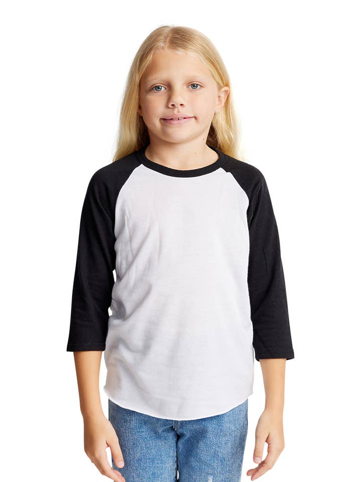 Royal Apparel - Wholesale T-Shirt - Kids - Youth Triblend Raglan Baseball Shirt4