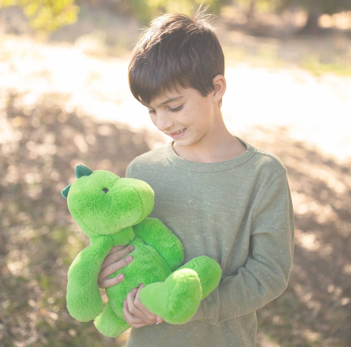 Beverly Hills Teddy Bear Company - Wholesale Stuffed/Plush Toy - Kids & Baby - World's Softest 16-inch Green Dino Plush Toy for Kids