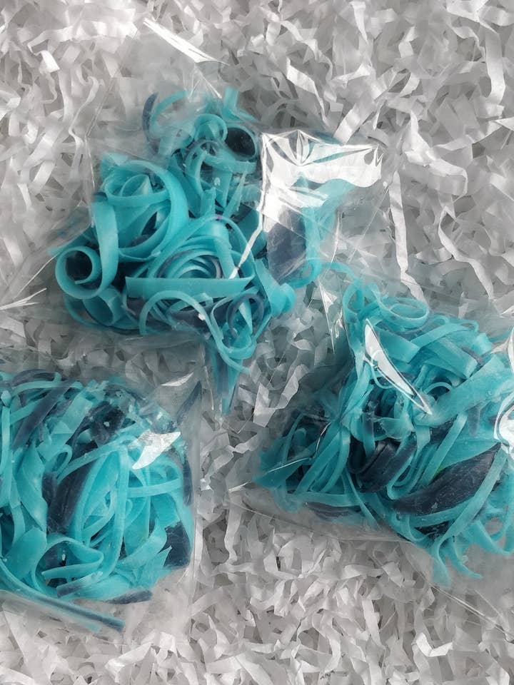 Sabonete Tropical Azul de Esparguete Sabonete Divertido por atacado de Witchy Wednesdays