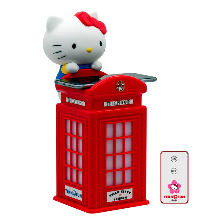 American Hobbies & Merchandising - Wholesale Portable Charger - Hello Kitty Wireless Charger London Phone Booth