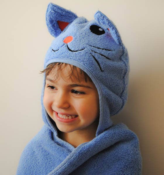 Little Ashkim - Wholesale Hooded Towel - Kids & Baby - Cat Hooded Turkish Towel1