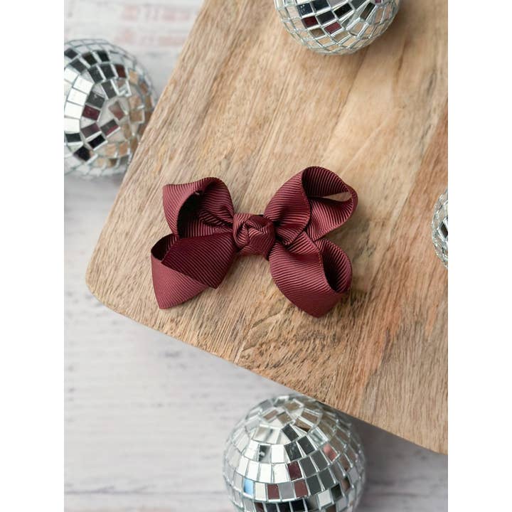 The Hair Bow Company - Wholesale Hair Bow - Kids - Original Grosgrain Hair Bow - Alligator Clip - 3"8