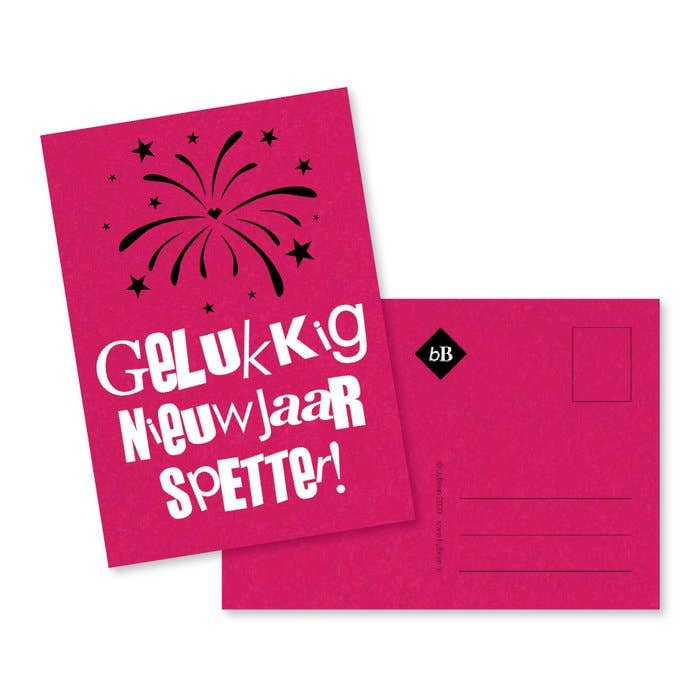 Happy New Year Splash Card for wholesale by byBean