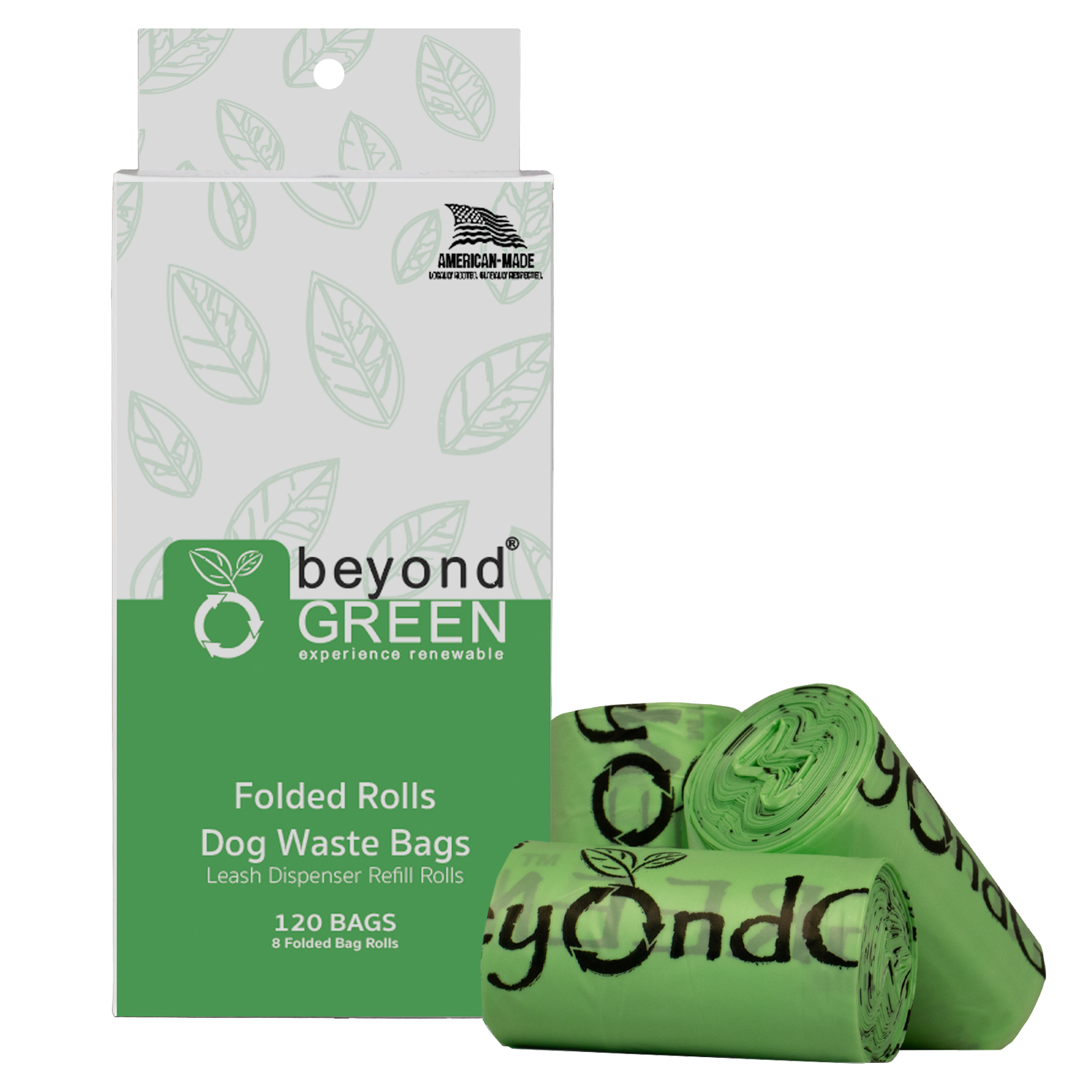 beyondGREEN biotech, Inc. - Vente Sac à déjections canines - Sacs à déjections canines, 120 unités — Recharges pour distributeur de laisse1