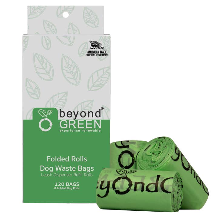 beyondGREEN biotech, Inc. - Wholesale Pet Poop Bag - Dog Waste Bags, 120-Count — Leash Dispenser Refill Rolls1