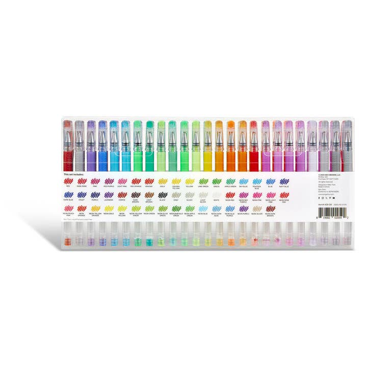 KINGART - Wholesale Pen - Gel Pens 50 Glitter Colors8