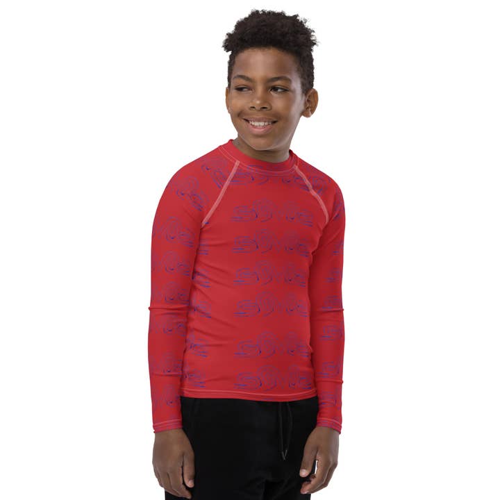 Guabancex Youth Rash Guard for wholesale by Ojala Threads