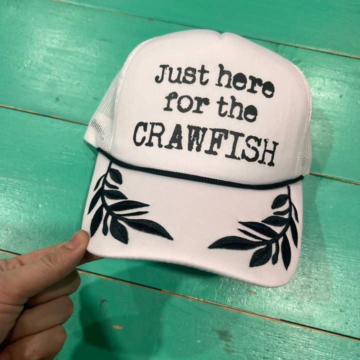 Vibes Hat Company - Wholesale Trucker Hat - Women's - Just Here For The Crawfish Trucker | Crawfish Season Hats