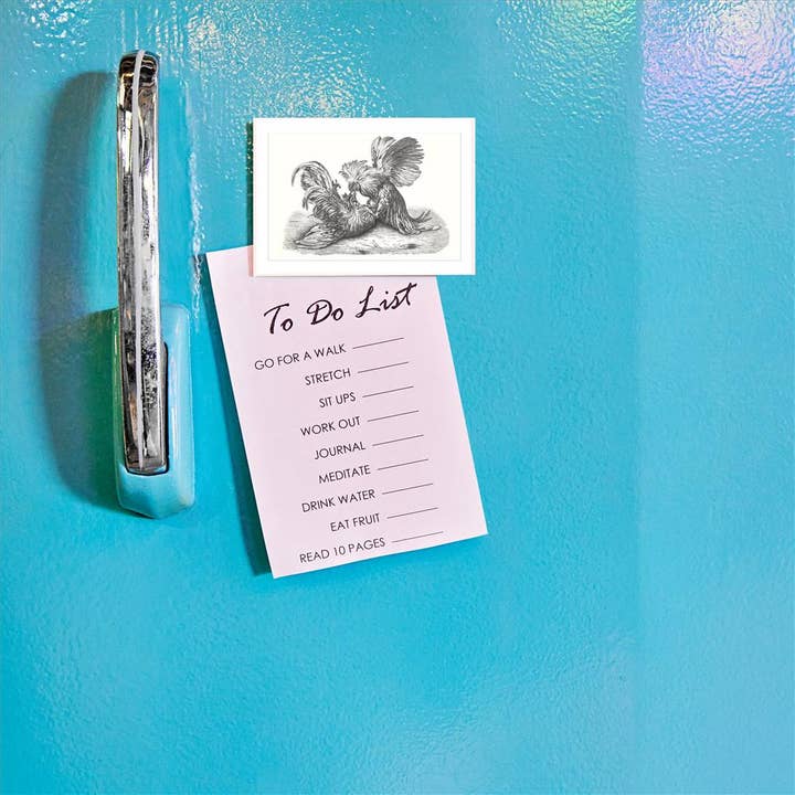 Found Image Press - Wholesale Magnet - Magnet BD-301 Cock Fight1