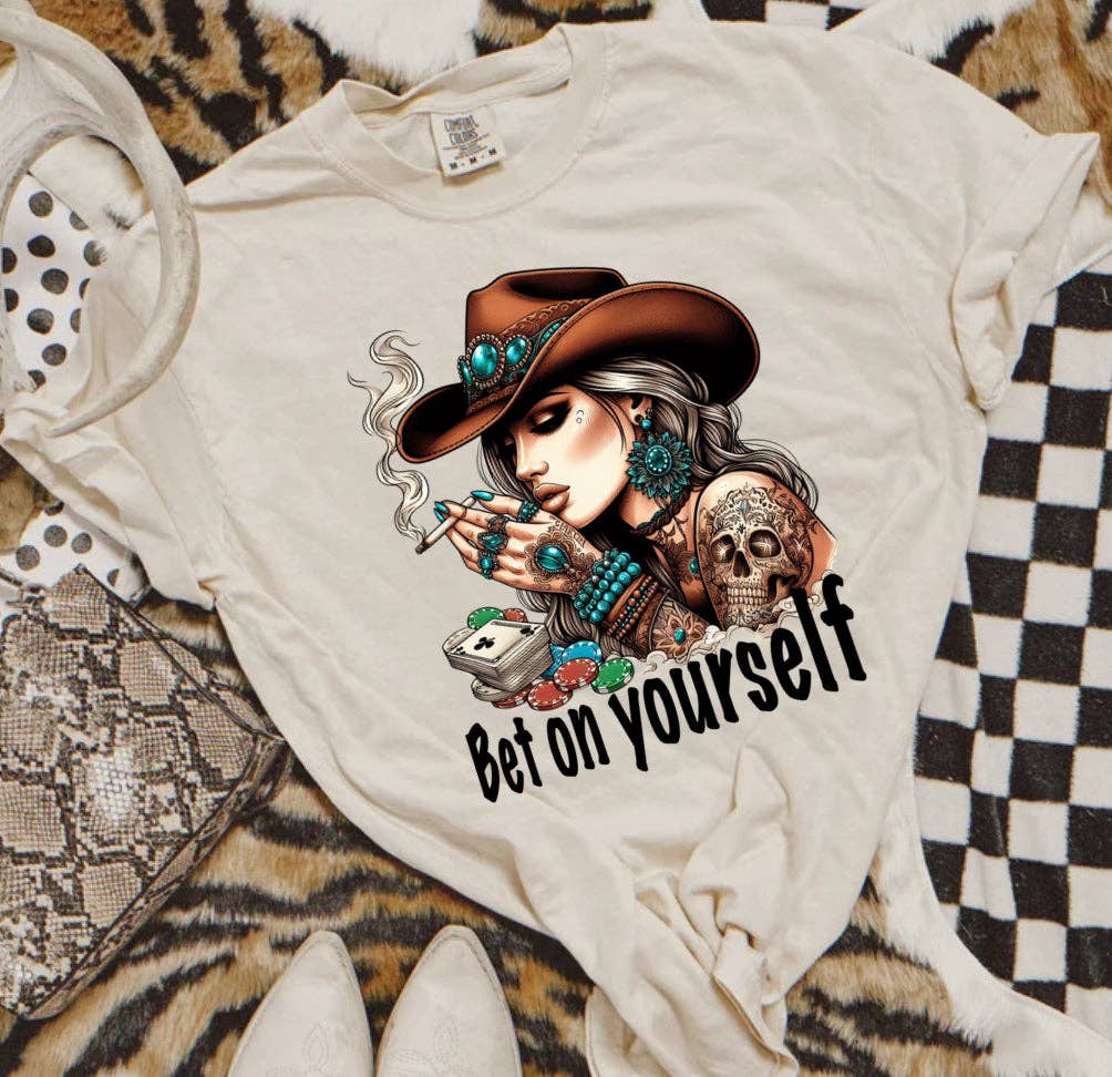 Twisted Iron Wholesale - Wholesale T-Shirt (Graphic) - Women's - Bet On Yourself Comfort Colors Tee1