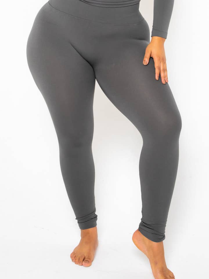 The Yoga Tummy Control Legging (gray) for wholesale by Babes