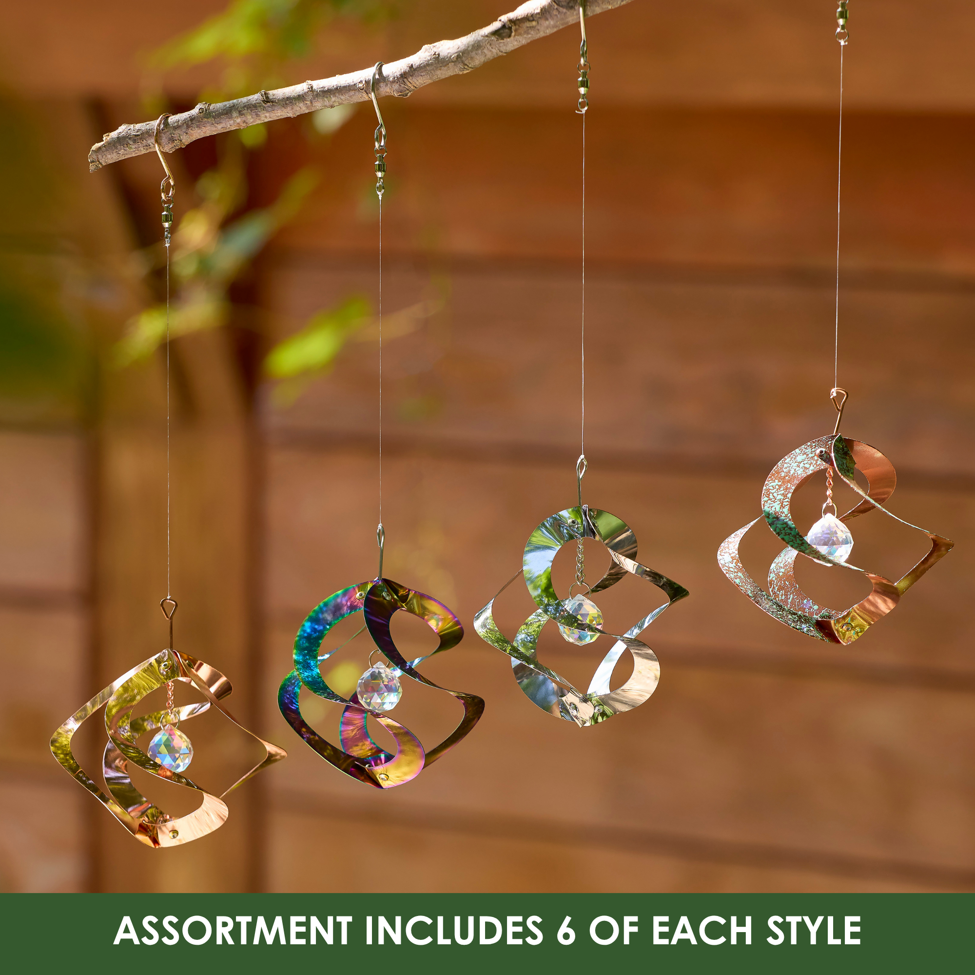 RCS Gifts - Wholesale Wind Spinner - Assorted Mini Cosmix Spinners w/ Display – 24 pc2