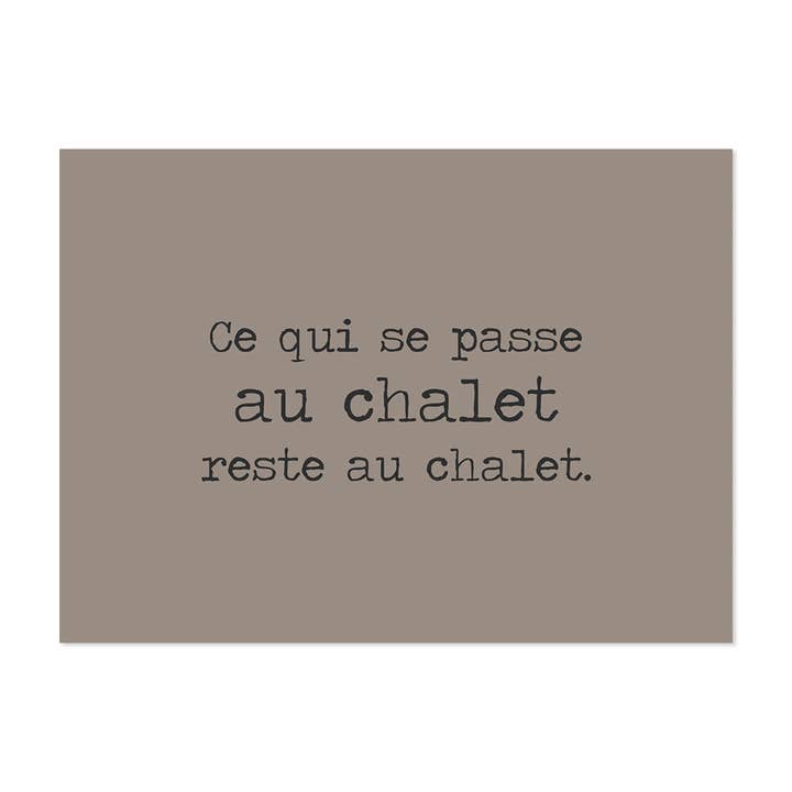 Chalet Taupe Vinyl Rug for wholesale by Podevache