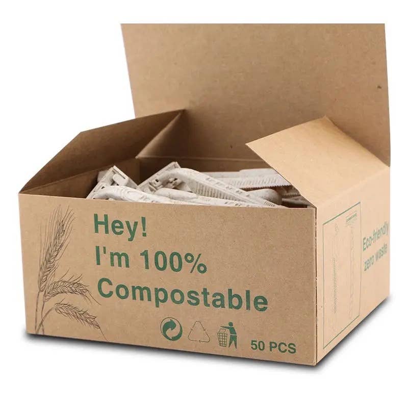 GreenWave - Wholesale Razor - Disposable razors wheat straw eco biodegradable box of 504