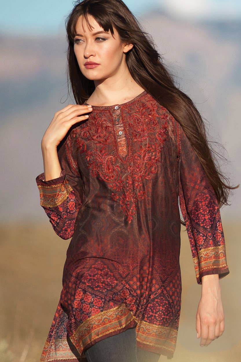 Sevya Handmade - Vendita all'ingrosso Tunica - Donna - Deena - Tunica ricamata11