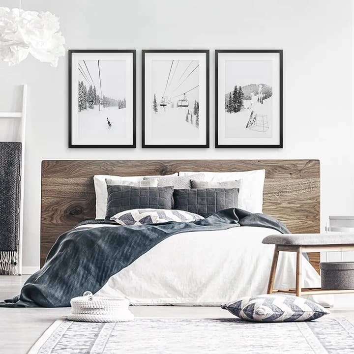 Art Lane - Wholesale Art print - Winter Sport Wall Art Decor. Ski Lodge Print6