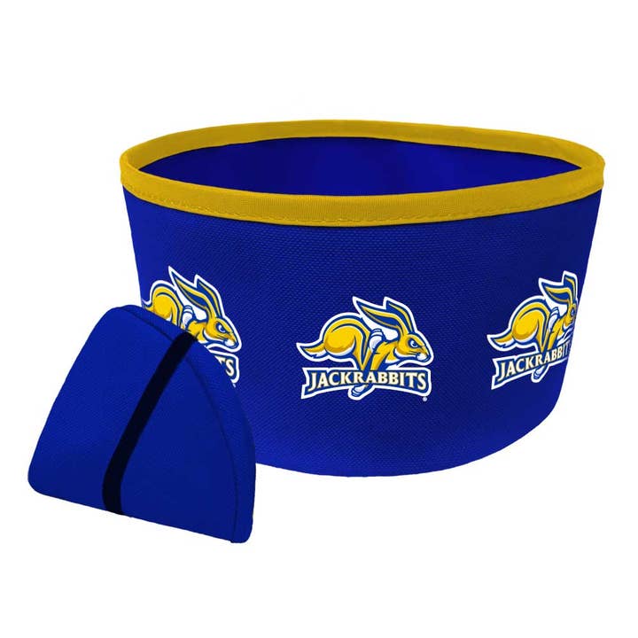 South Dakota State University - Collapsible Dog Bowl for wholesale by All Star Dogs