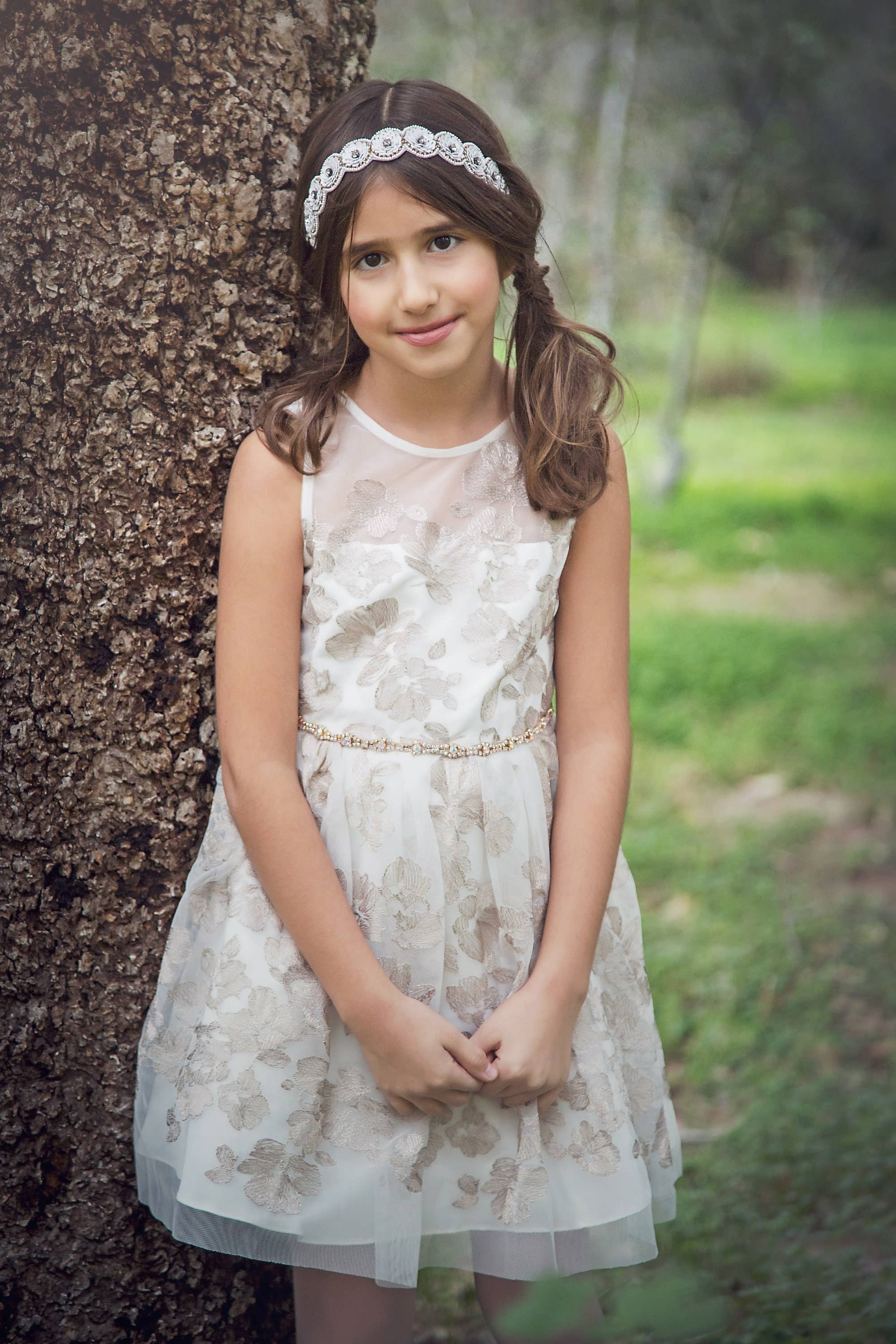 INSOMINIAQ - Wholesale Fashion Headband - Kids - Bridal Headband, Hair Piece Accessory Jewelry ~ Bride, Matron of Honor, Flower Girl ~ White Silver, Crystals, Small Pearls, Crown, Tiara0