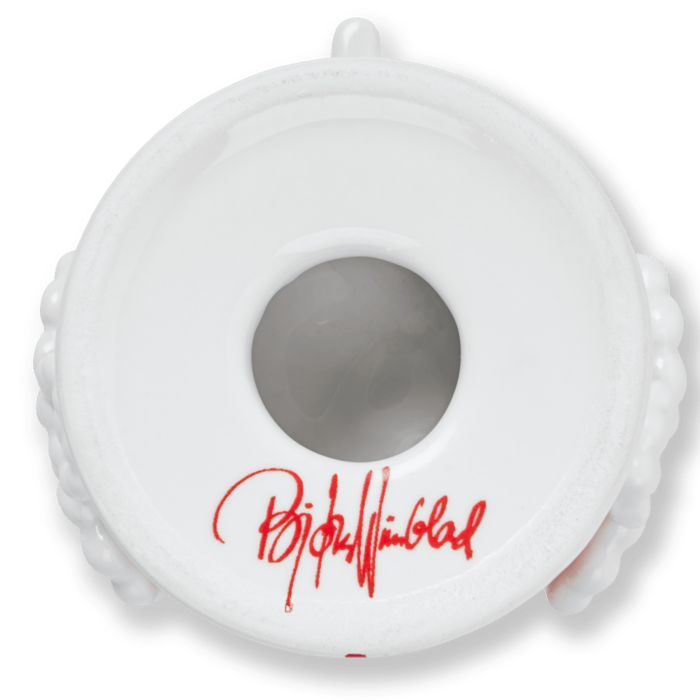 Danish Design Collective - Wholesale Candle Holder - Bjørn Wiinblad - Eva - 3.7" Ceramic 3D Candle Holder4