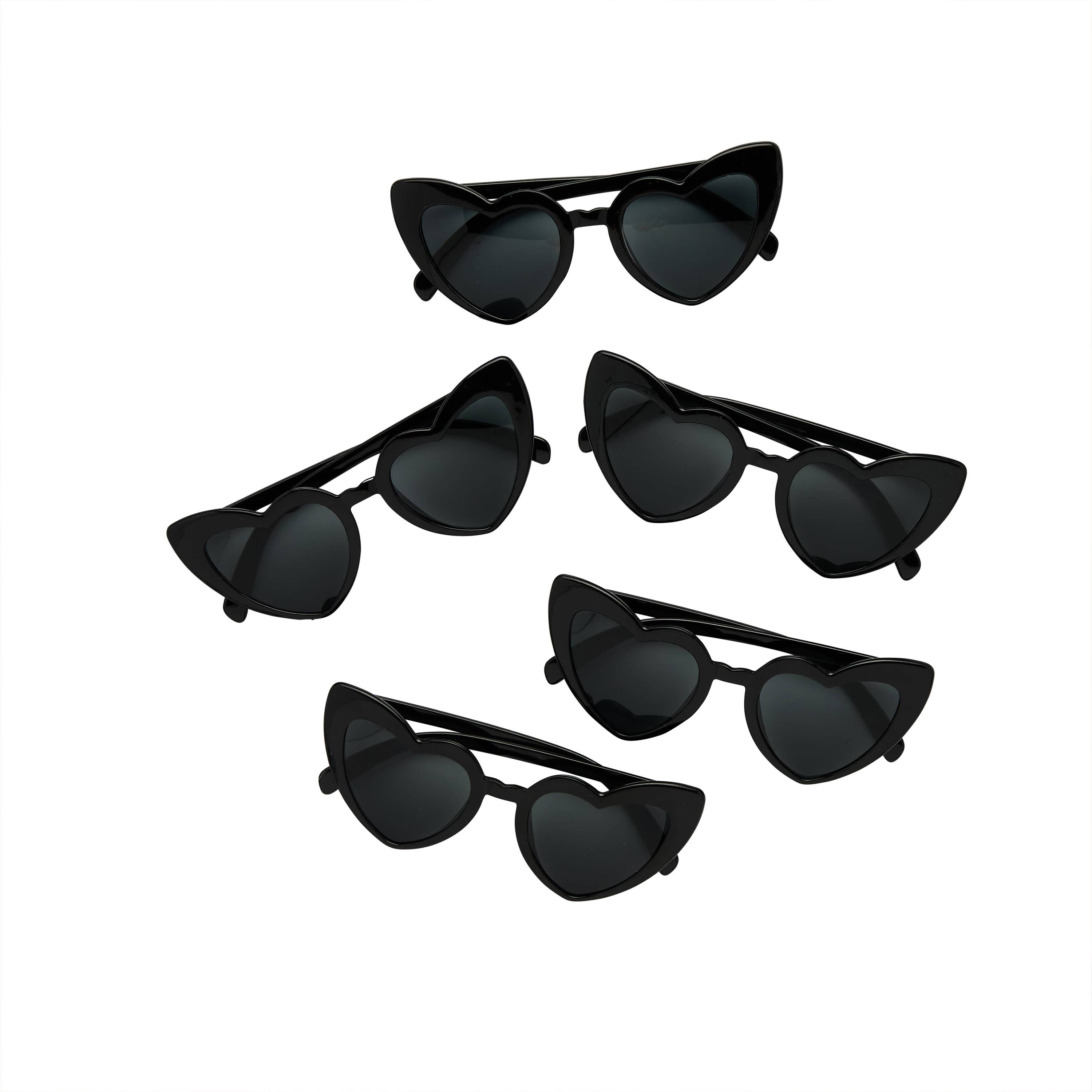 Hootyballoo by Club Green – wholesale Sunglasses – Women's – Black Heart Sunglasses - Pack of 53