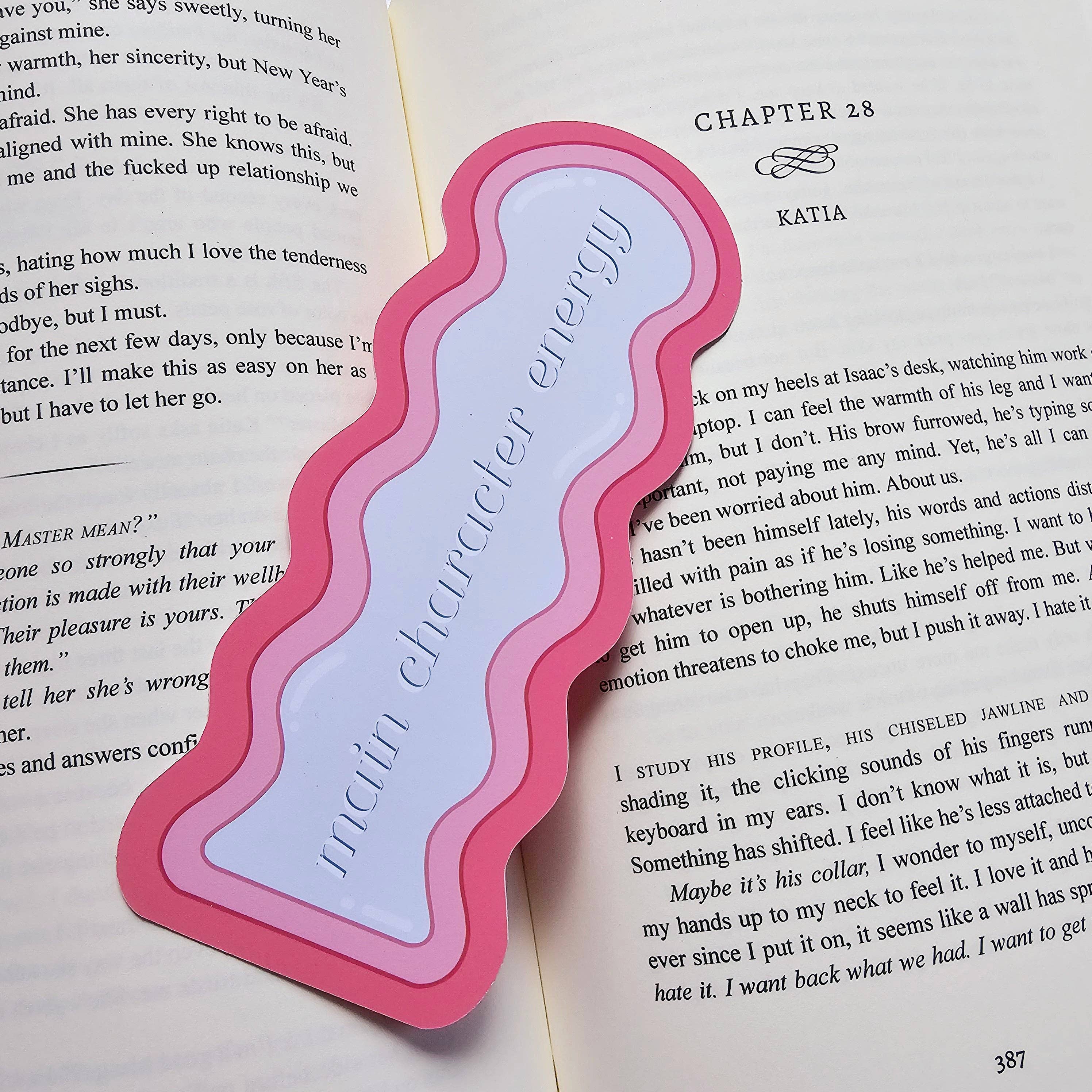 Rosage Studio - Wholesale Bookmark - Main Character Energy Bookmark1