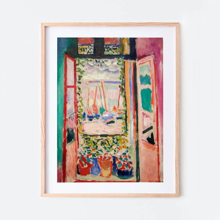 Sugar & Canvas - Vendita all'ingrosso Stampa artistica - Matisse «La finestra aperta», 1905, dipinto e stampa artistica, M1361