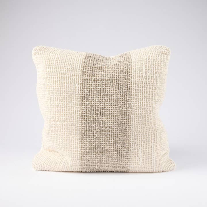 Eadie Lifestyle - Wholesale Throw Pillow Cover - Coco Linen Cushion Cover - Ivory/Natural