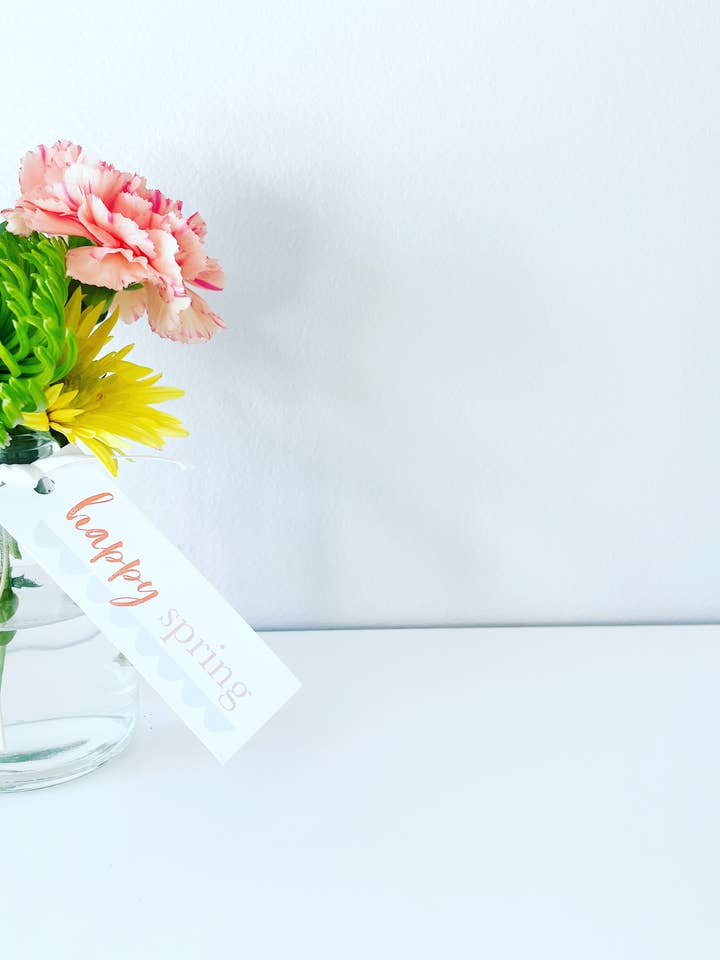 Happy Spring Gift Tag for wholesale by Happiernotes