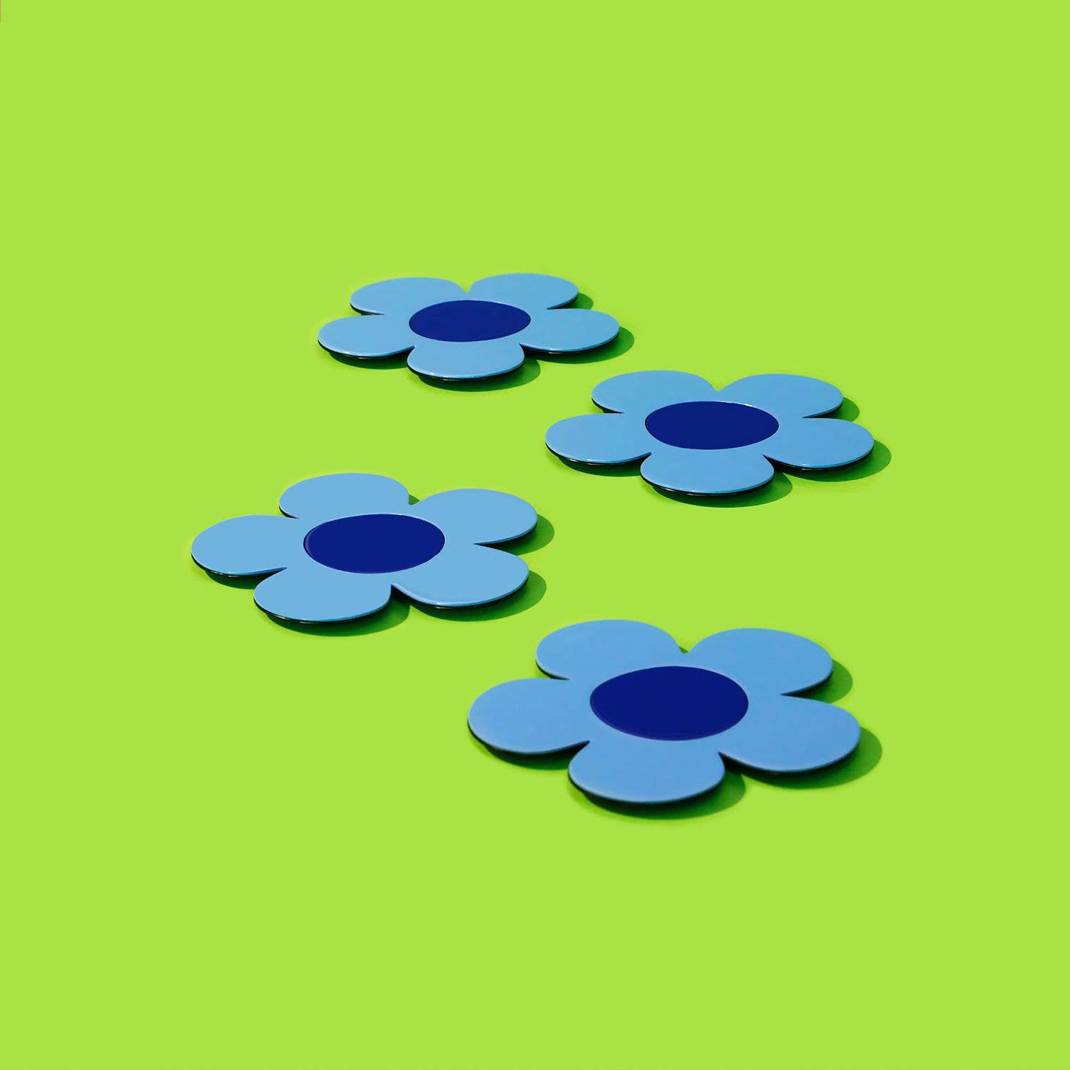 ISUWA – wholesale Coasters – Flower Coaster – Blue 2