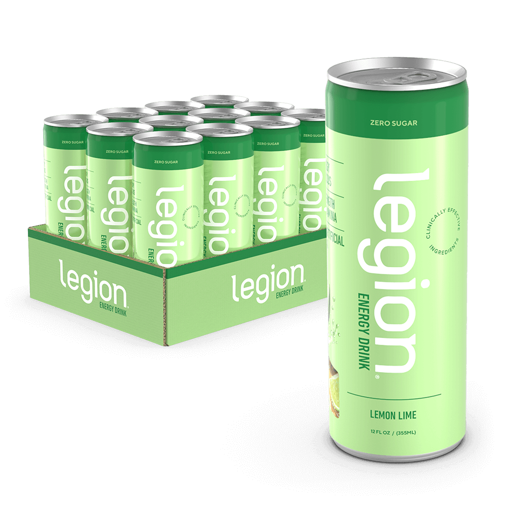 Legion Athletics, Inc. - Wholesale Sports/Energy Drink - Energy Drink naturally sweetened and flavored - Case  (12 Cans)1