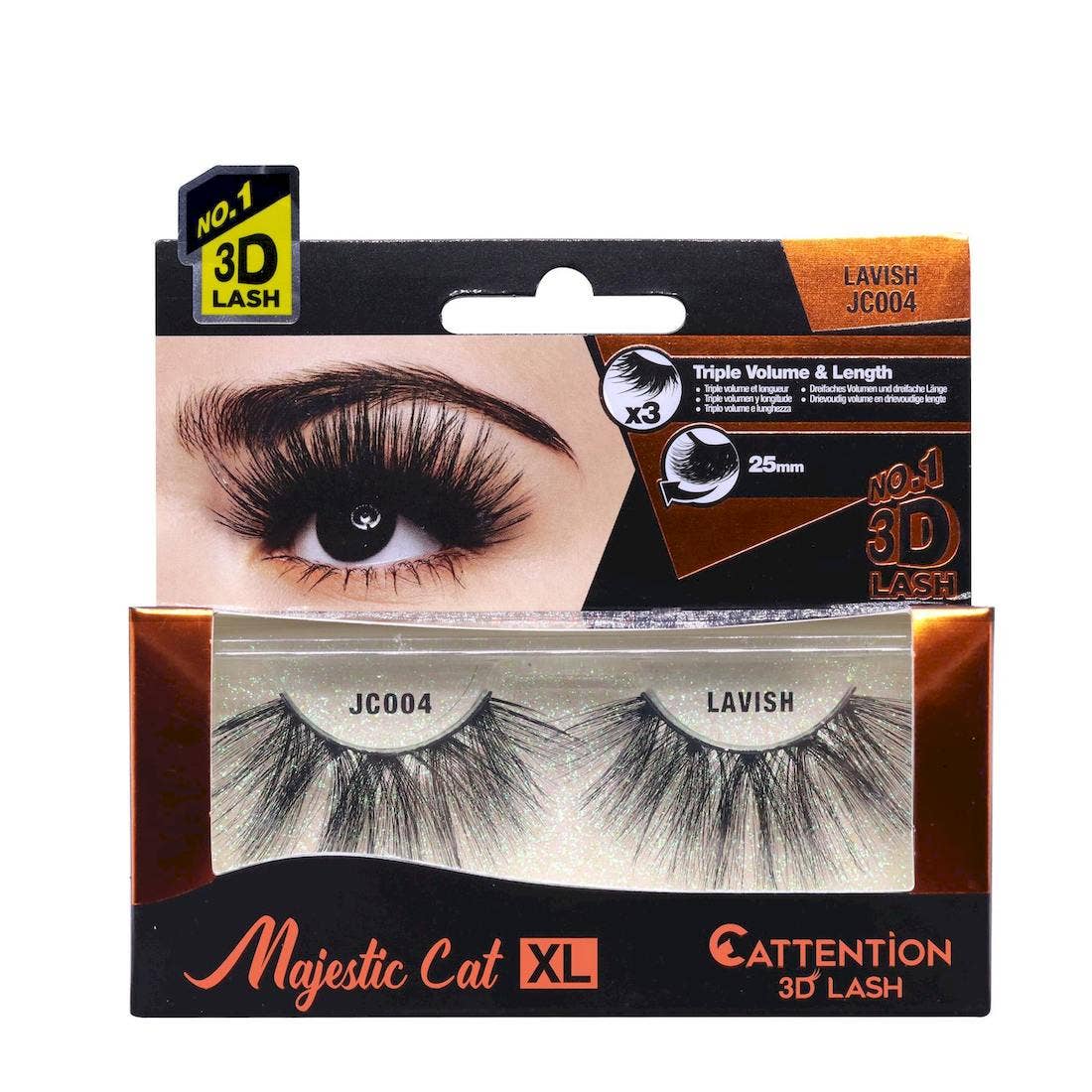Diacly - Wholesale False/Fake Eyelashes - Ebin New York 3D XL Majestic Cat Eyelashes6