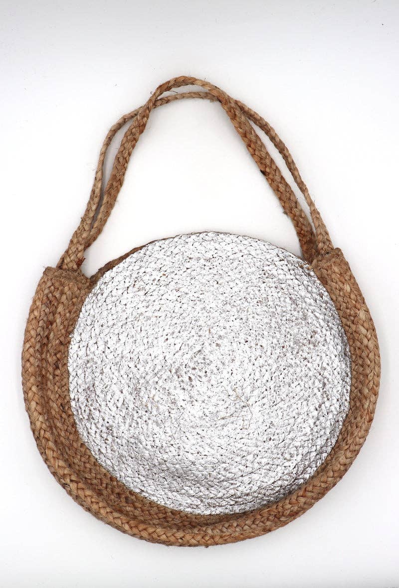 LIL' MOON - Venta al por mayor Bolso con correa - Mujer - Bolso redondo con detalles plateados o dorados0