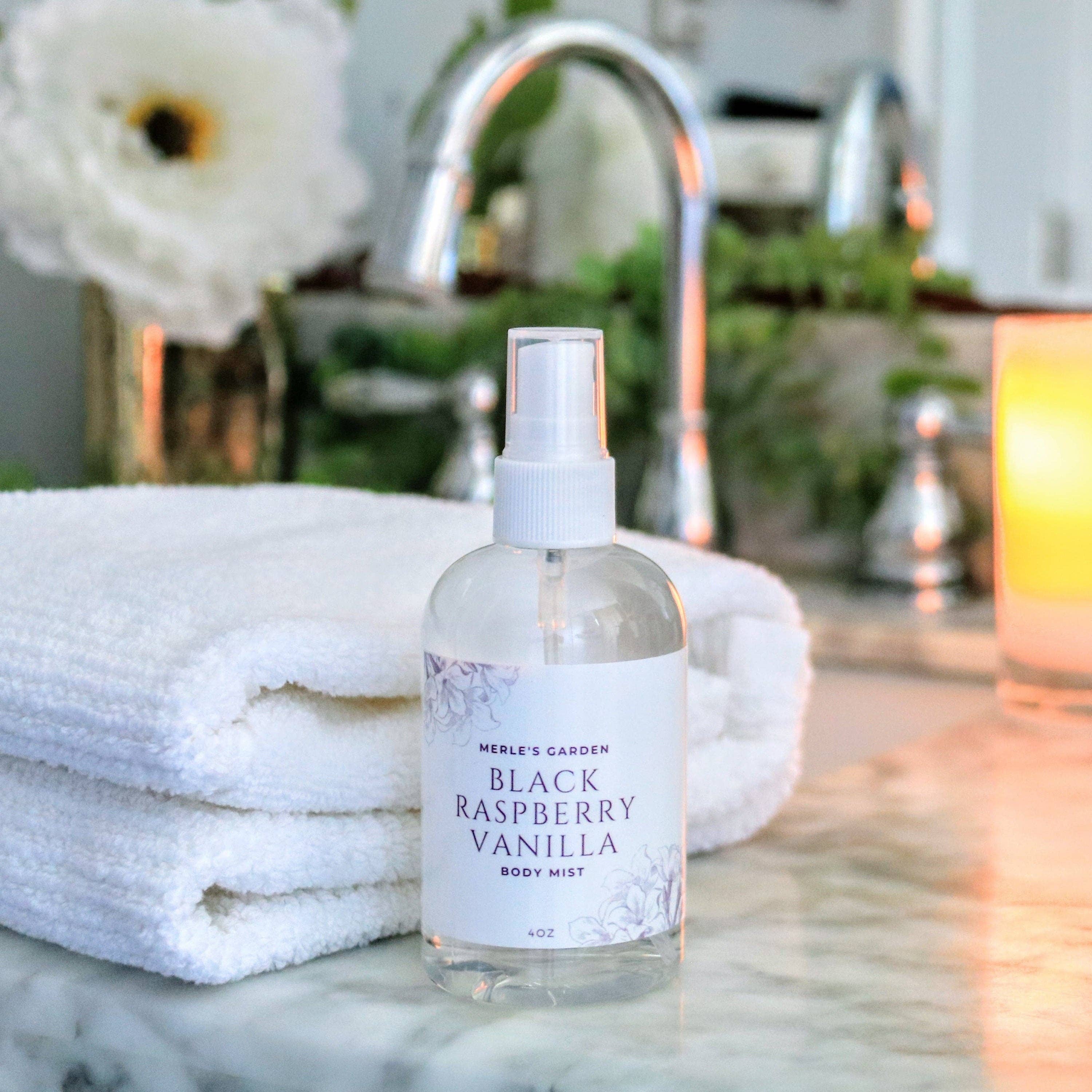 Merle's Garden - Wholesale Face & Body Mist/Water - Black Raspberry Vanilla Body Mist